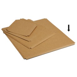 Faux fond en carton rigide...