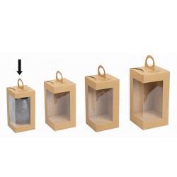 Boîte fenêtre kraft