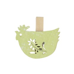 Pinces poule vert