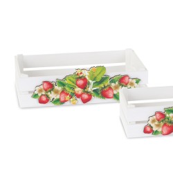 Set 2 plateau en bois...