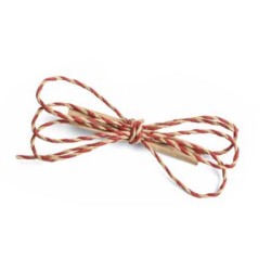 Noeud papier kraft rouge