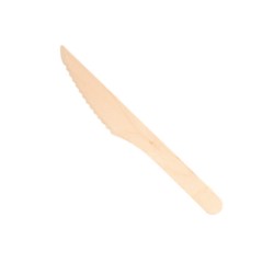 Couteaux en bois naturel