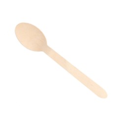 Cuillères en bois naturel