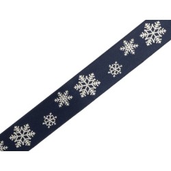 Ruban Bleu Cristal De Neige