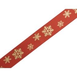 Ruban Rouge Cristal De Neige