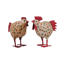 Coq et poule bergamote