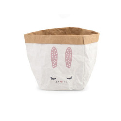 Panier de papier froissé