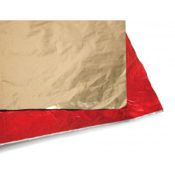 Feuilles alu or/argent...