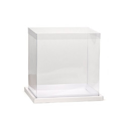Boîte transparente avec socle