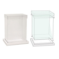 Boîte transparent avec socle