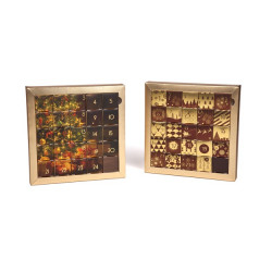 Calendrier de l''Avent Doré