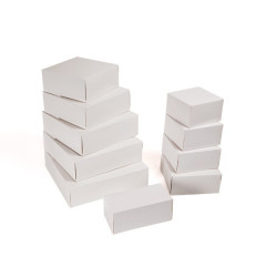 Boîte pâtissière  blanche