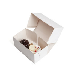 Boîte pâtissière EU blanche