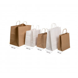 Sac papier blanc 28x16xh27...