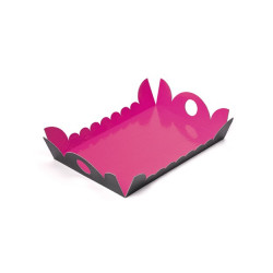 Fond fuschia-noir pour...