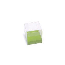 Socle vert pour cube...