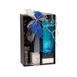 Coffret cadeau noir-argent