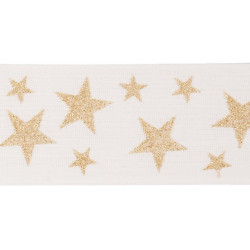 Ruban Starlit blanc 40mm - 20m