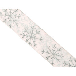 Ruban Shiny Crystal argent