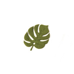 Feuille décorative vert