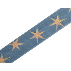 Ruban Etoile brillante bleu