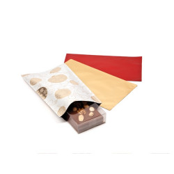 Sachet plat rouge mat