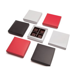 Kit 24 boîtes fond argent...