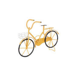 Vélo metal jaune
