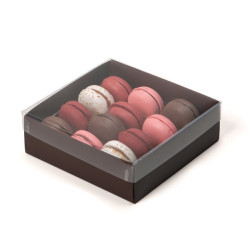 Boîte marron avec alvéole...