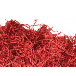 Frisure de papier rouge