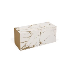Boîte cake ou bûche marbreée