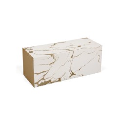 Boîte cake ou bûche marbreée