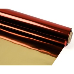 Rouleau opaque rouge-or