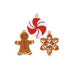 Pince motif noël